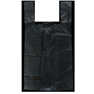Bolsas camiseta calibre 300 color negro