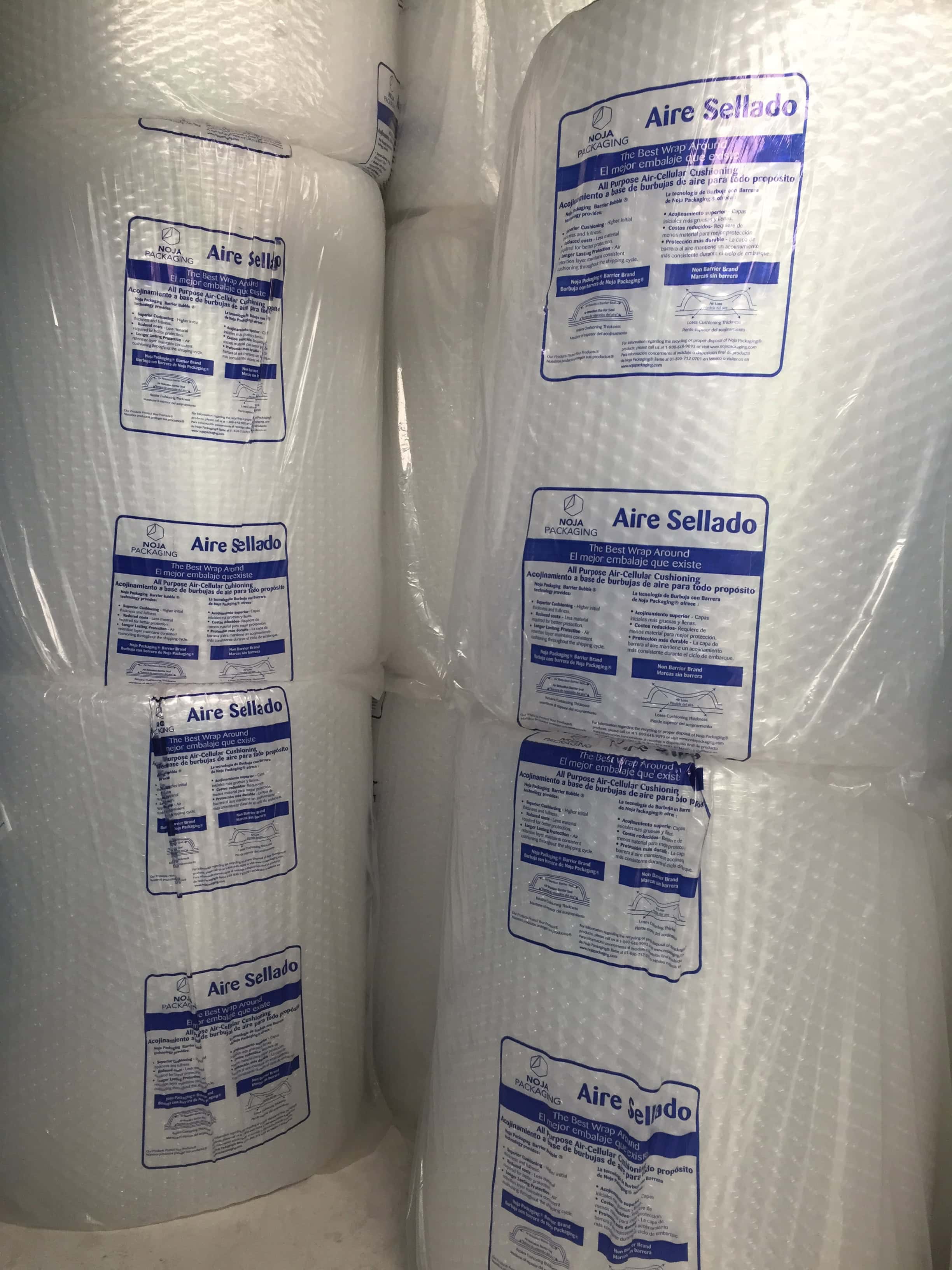 Burbujas de aire sellado en rollo 2