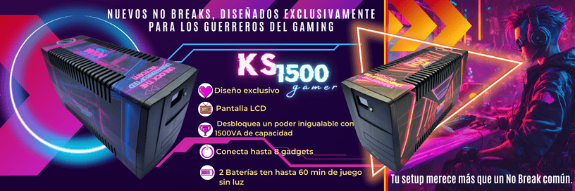 No-breaks KS-1500PRO GAMER'S