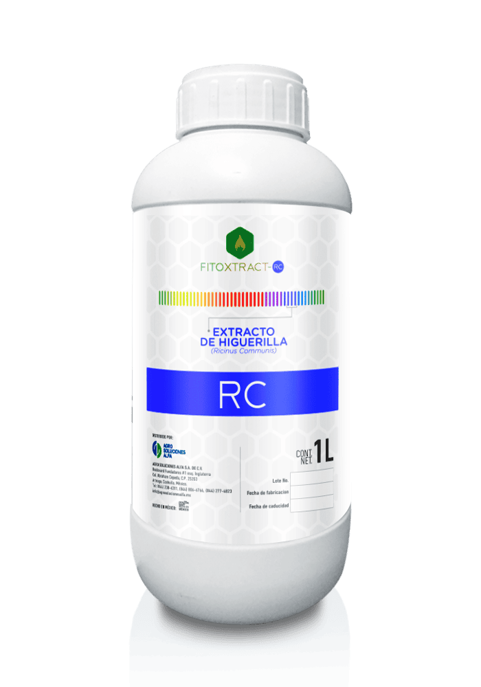 Extracto Hidroalcohólico de Higuerilla para la Industria (Ricinus Comunis)