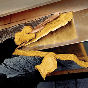 Aislamiento flexible de fibra de vidrio para ductos de aire acondicionado y calefacción exterior e interior