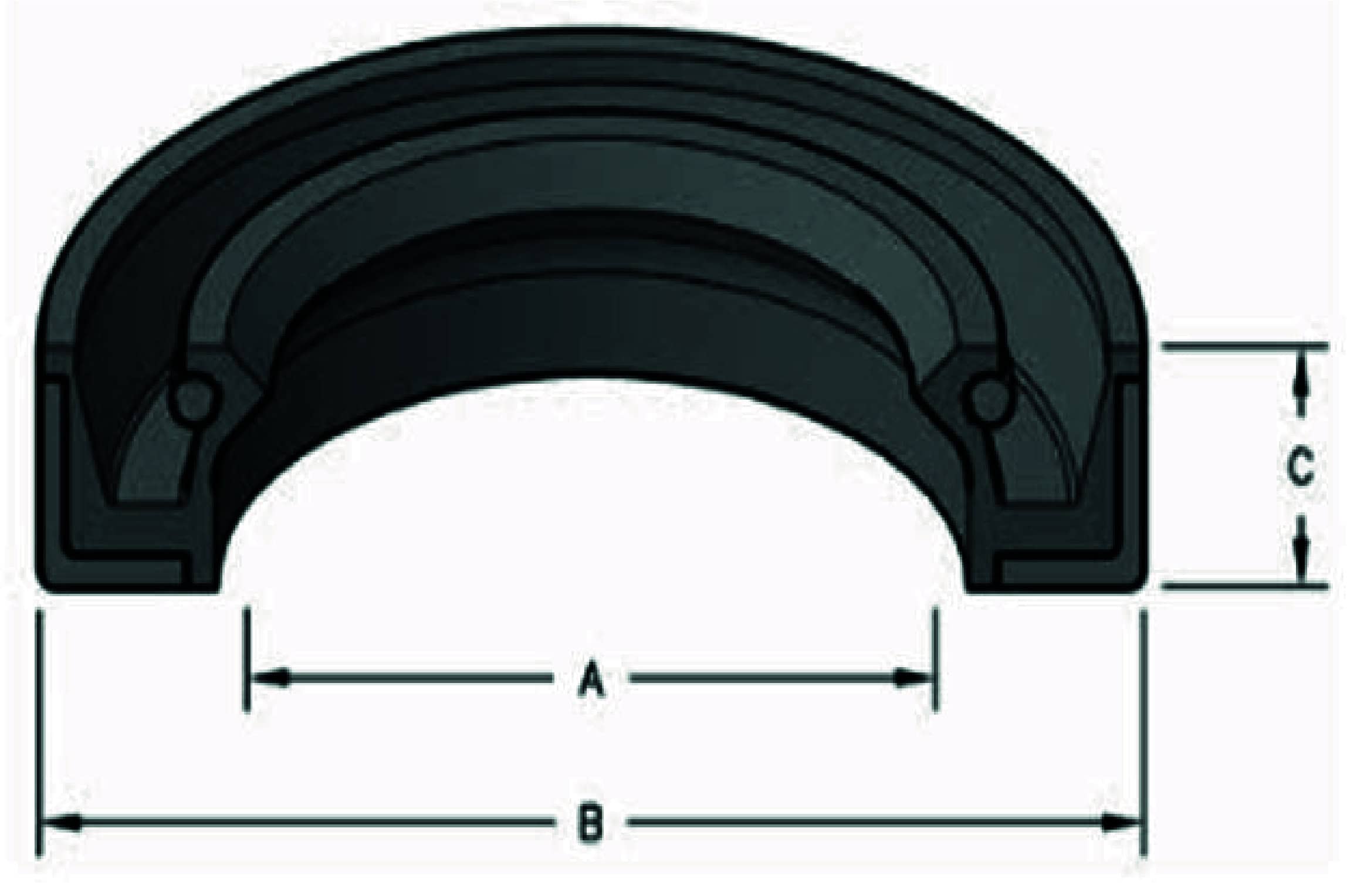 Retenes de viton 6.5x14.5x7 10 piezas 3
