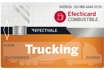 Vales de combustible Efecticard combustible Trucking