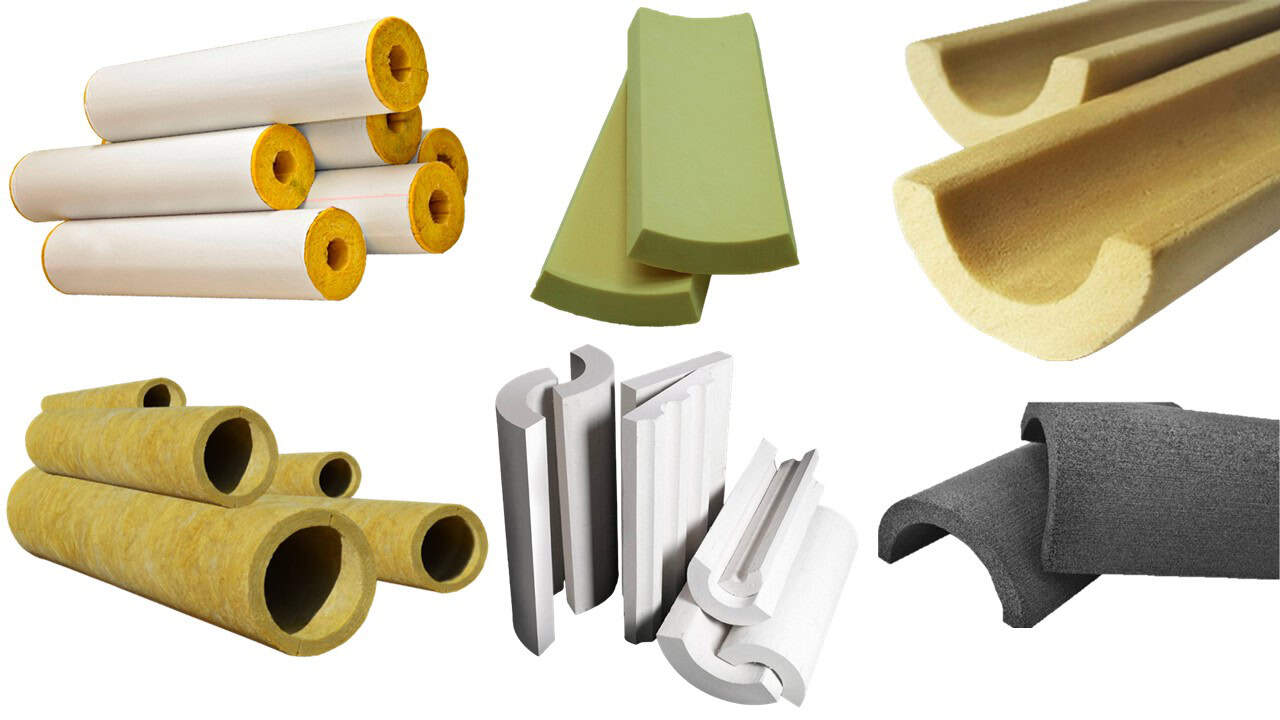 Medias cañas para tuberías