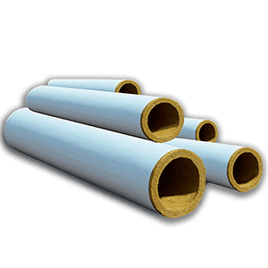 Medias cañas de fibra mineral para tubería