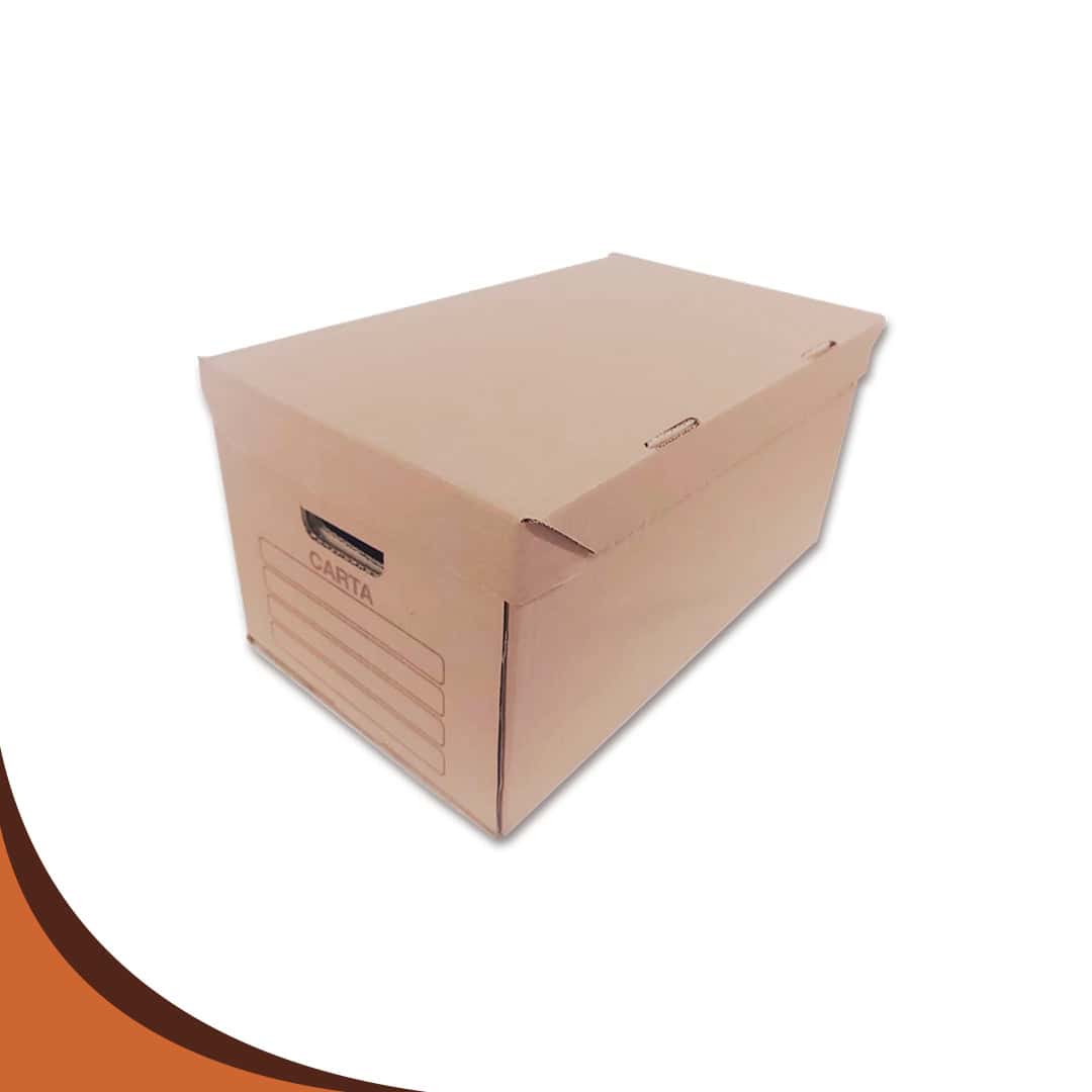 Cajas de cartón para oficina archivo carta 49.5x30.5x24.5 Novelsa