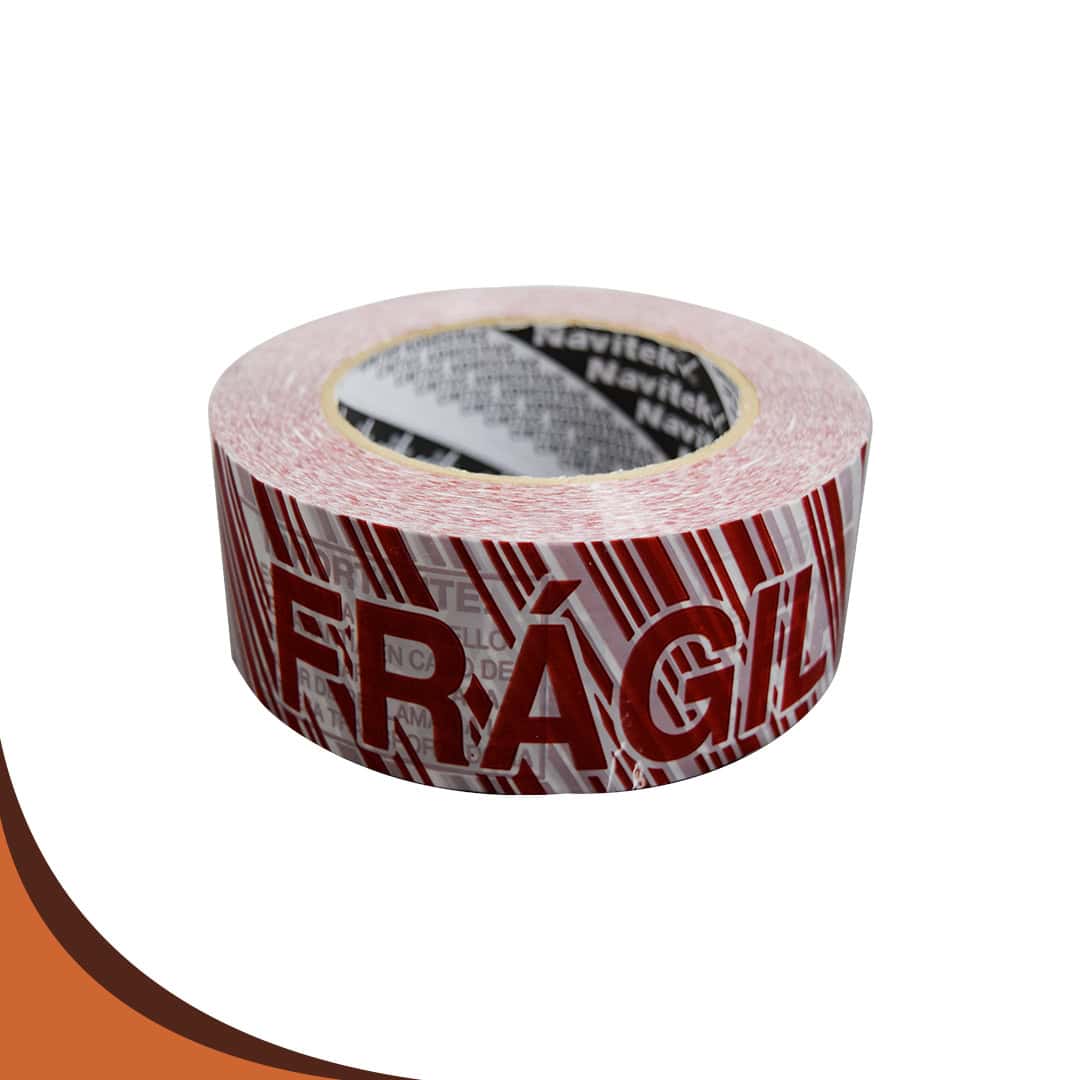Cintas adhesivas leyenda frágil 48 x 50 largo 100 m Novelsa