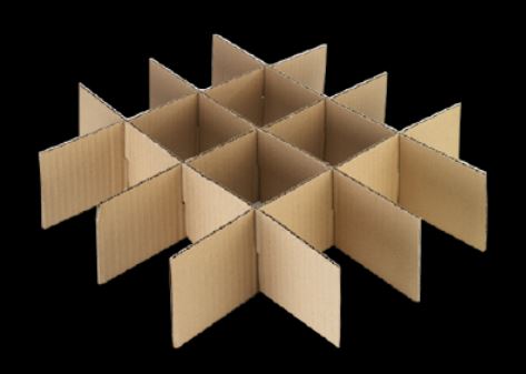 Separadores de cartón corrugado para cajas