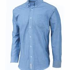CAMISA PARA UNIFORME DE OFICINA MARCA AIRMAN MODELO OXFORD AZUL FRANCIA