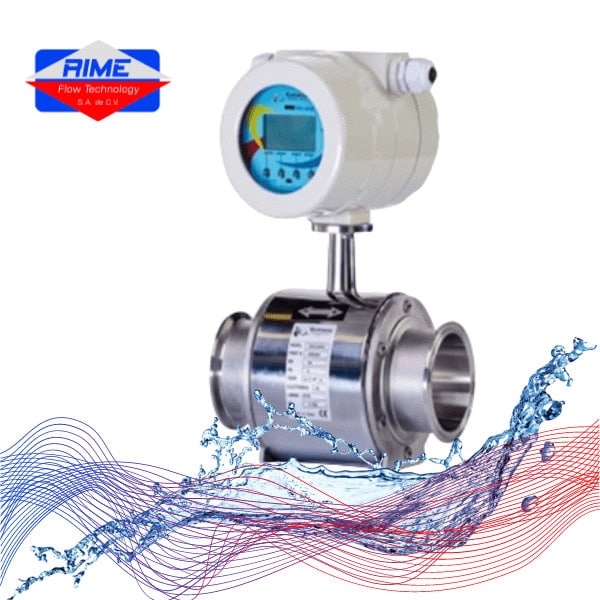 Medidores de flujo electromagneticos conexiones clamp