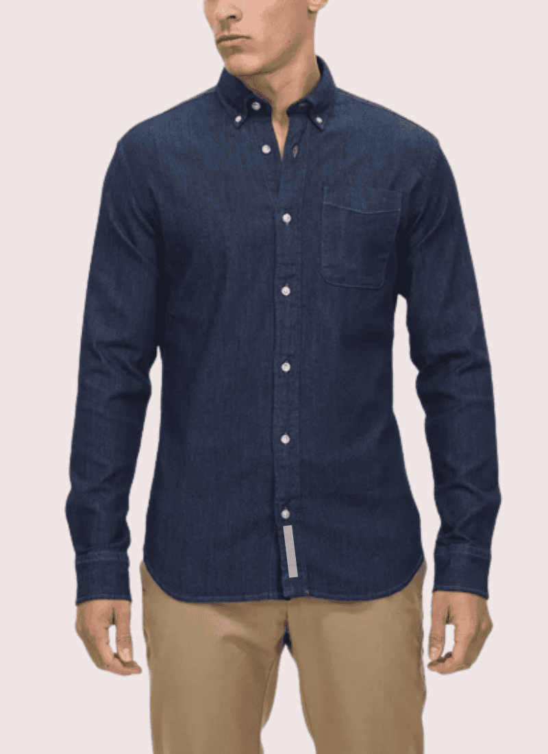 CAMISA PARA UNIFORME DE OFICINA MANGA LARGA