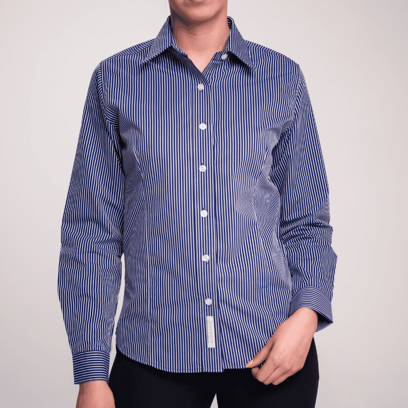 BLUSA  PARA UNIFORME MANGA LARGA PARA OFICINA 