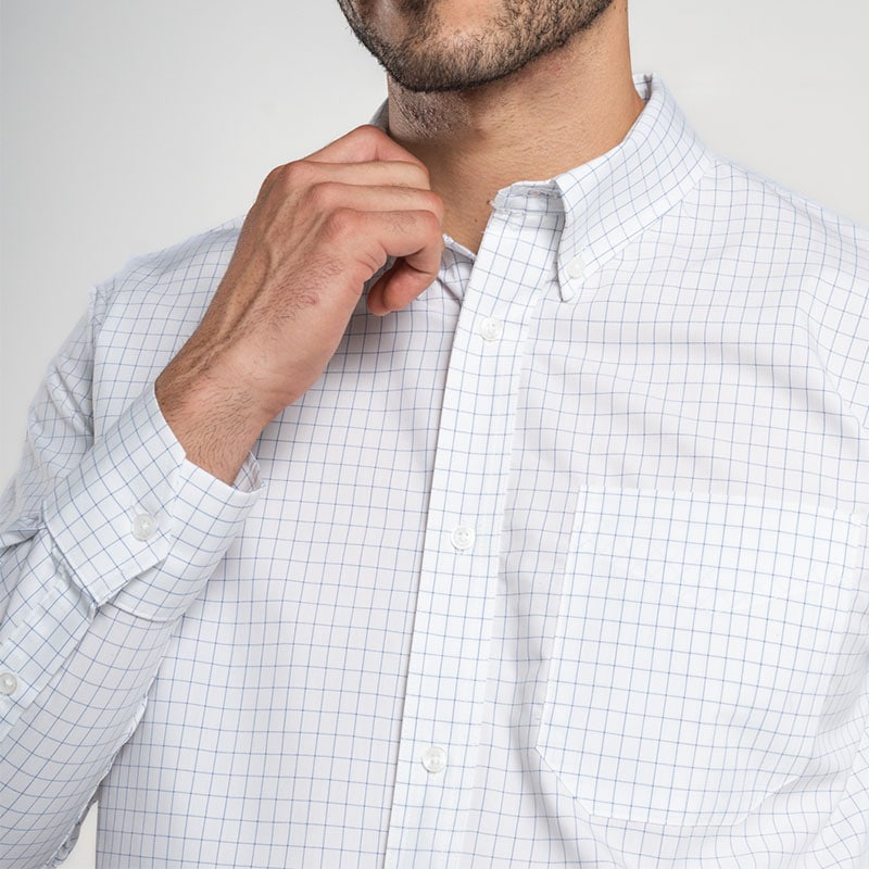 CAMISA PARA UNIFORME DE OFICINA MANGA LARGA