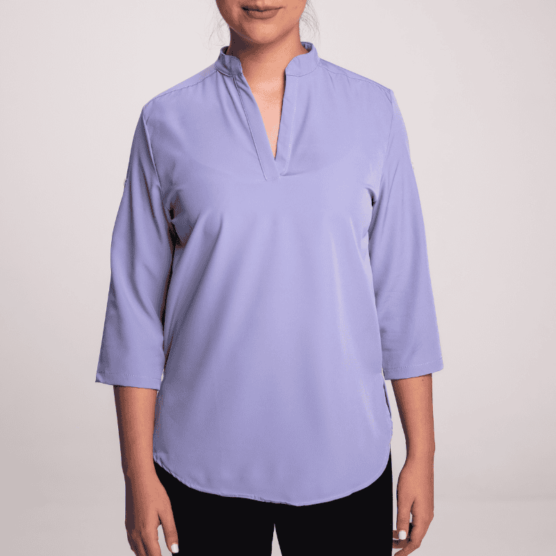 BLUSA  PARA UNIFORME MANGA LARGA PARA OFICINA 