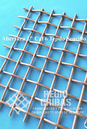 Telas de alambre tejida Regio Cribas 4