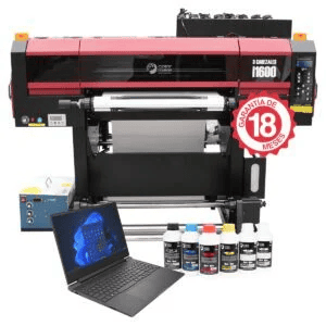 Maquinas de impresion DTF UV en Film de 60 cm con 3 Cabezales I1600