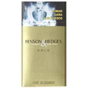 Cigarros BENSON & HEDGES GOLD 100 C/20 paquete con 10 cajetillas