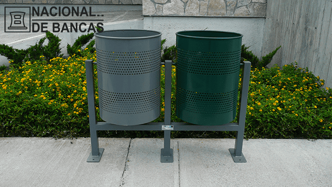 Botes para basura en acero inoxidable - Nacional de Bancas - 4