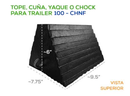 Topes, cuñas, chocks para trailers y camiones freno para llanta