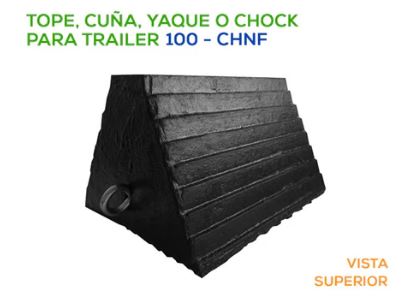 Topes, cuñas, chocks para trailers y camiones de cargas pesadas 1