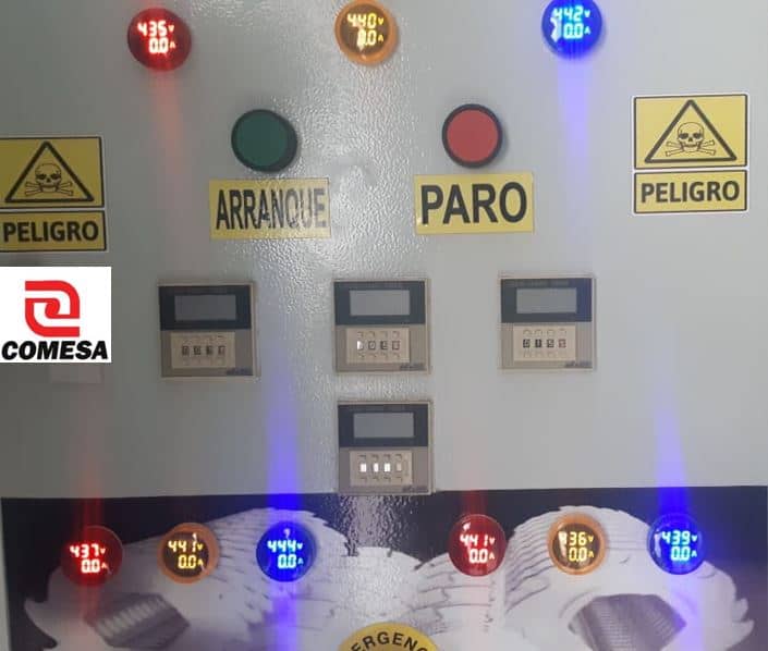 Capacitación en pruebas de arranque de equipos COMESA Molinos Industriales Carsi