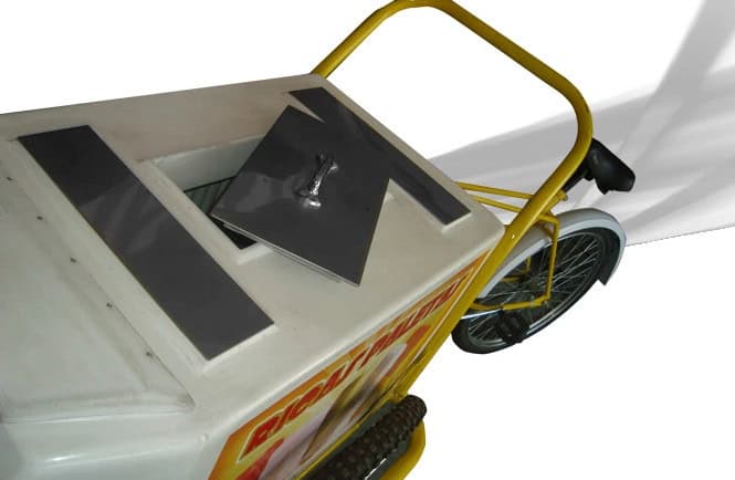 Carritos de paletas triciclo estándar picudo