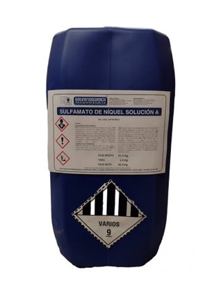 Sulfato de niquel líquido 50 % Galvanoquímica