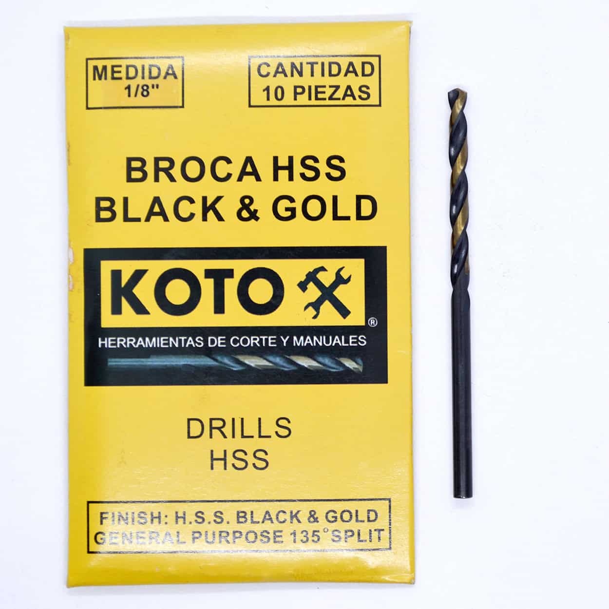 Brocas con zanco recto Koto, Weston Herramientas de Corte y Manuales