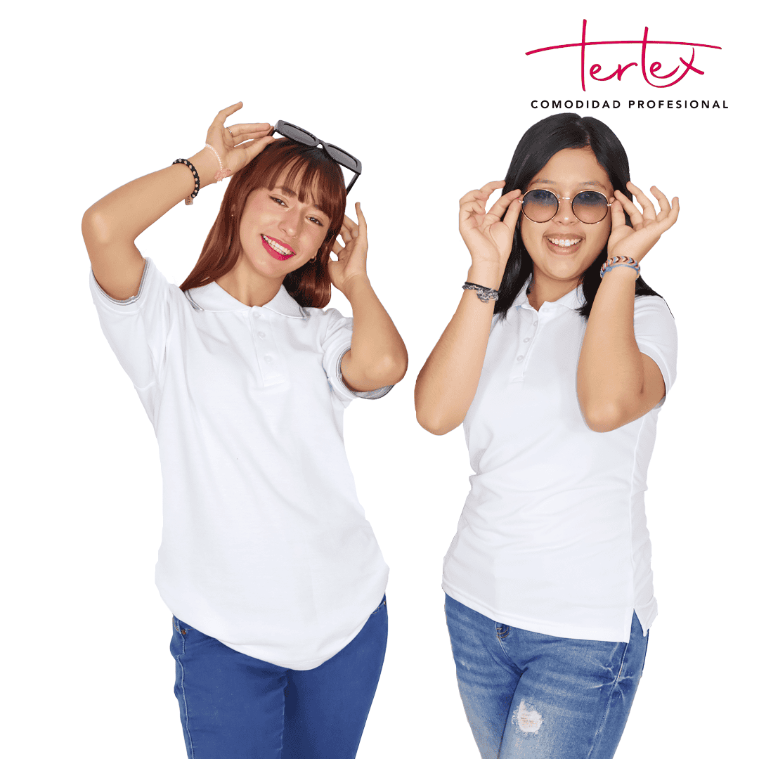 Playera tipo polo para dama