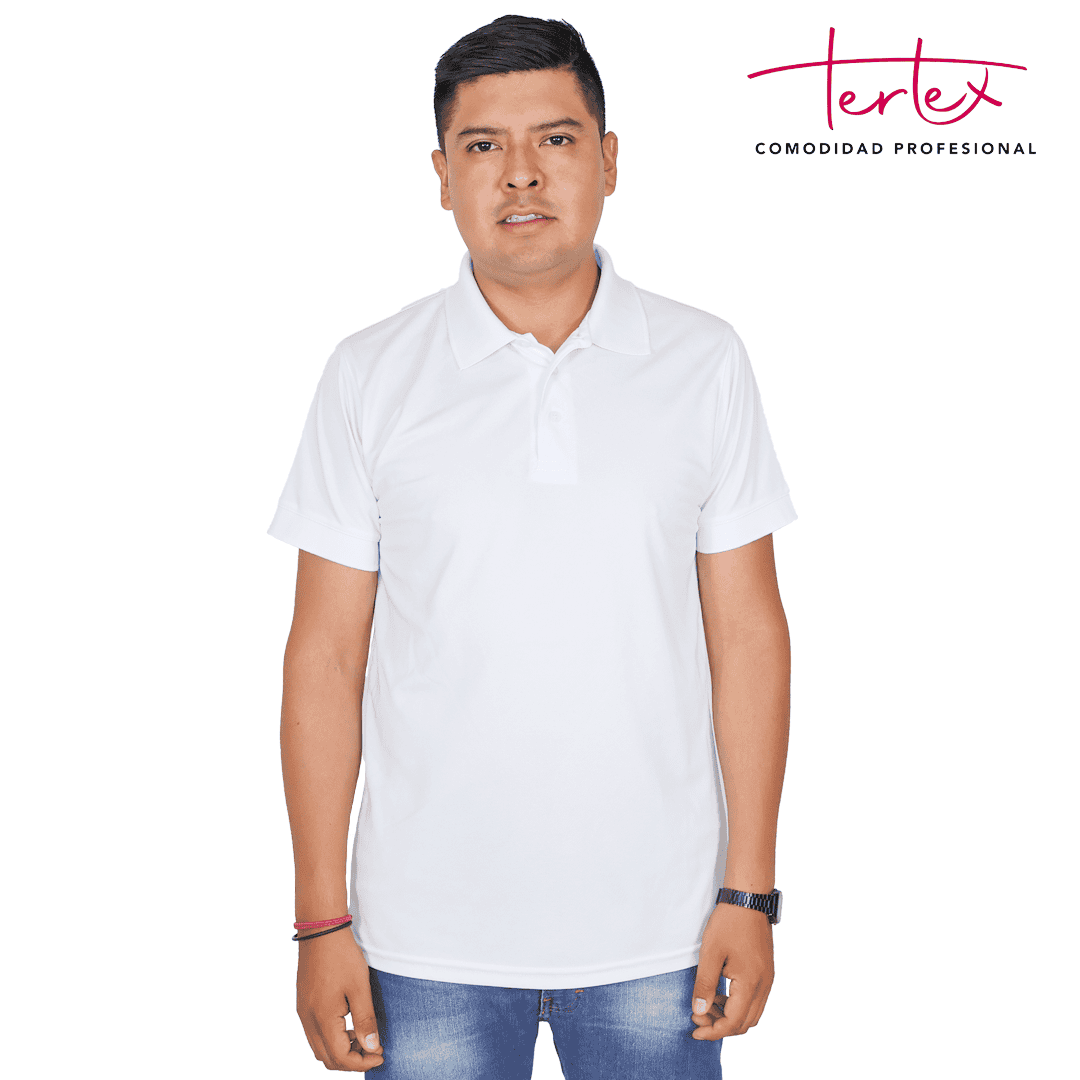 Playera tipo polo pique para caballero Tertex 1