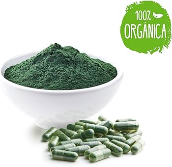 Alga espirulina capsulas NUTRAZE