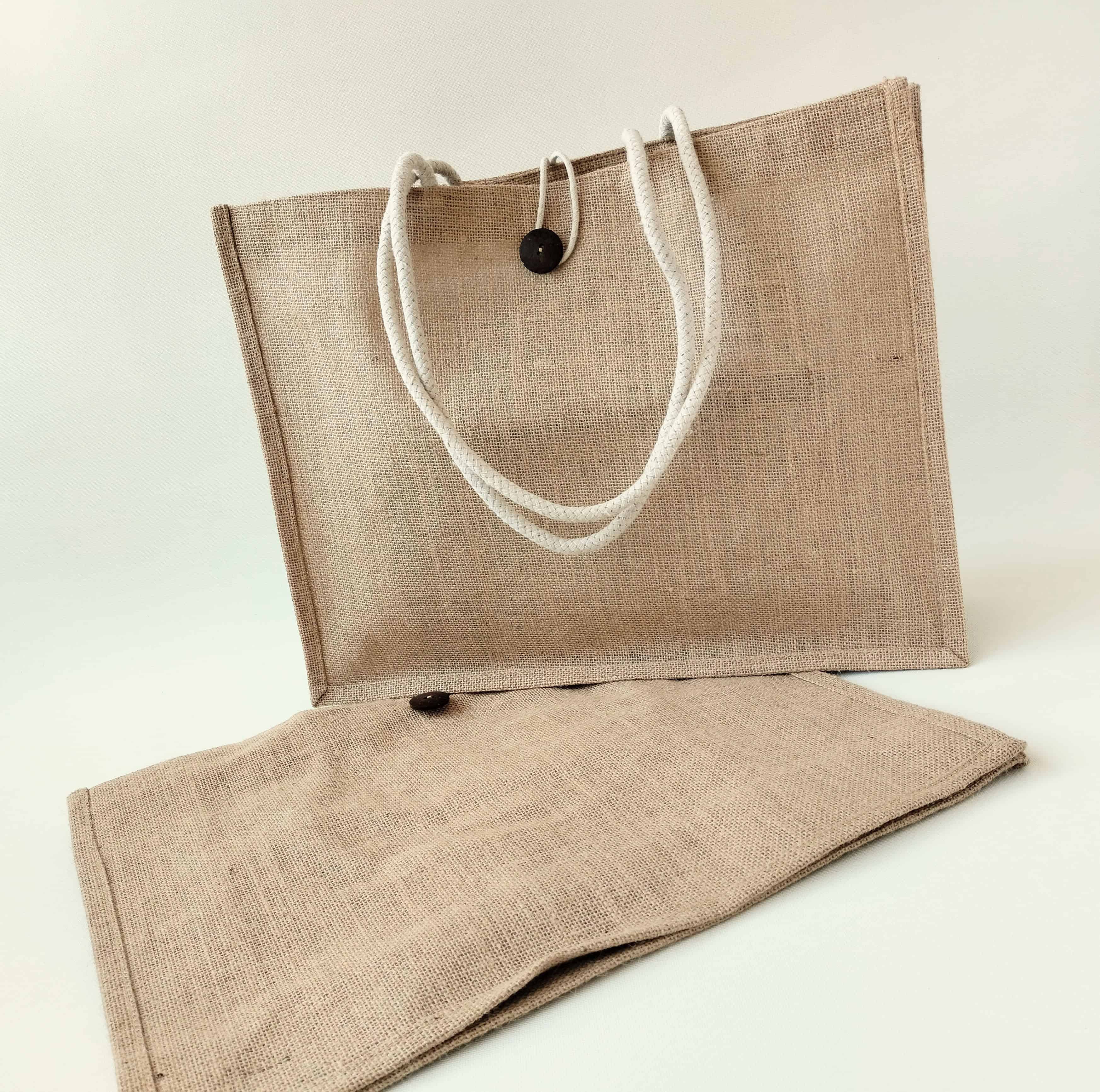 Bolsas de yute botón de coco asa algodón Winter Solimas 3