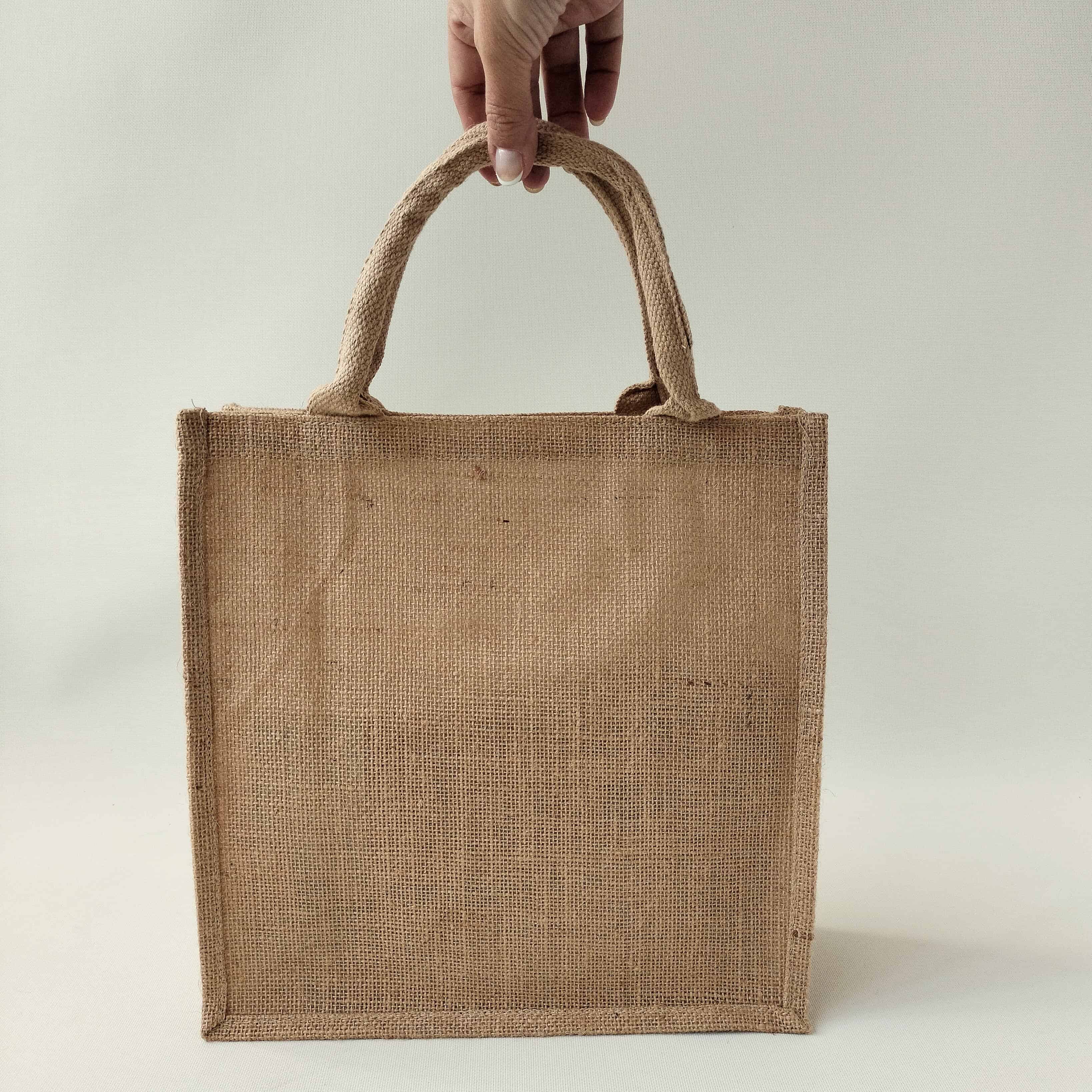 Bolsas de yute 30x30 asa de yute rellena Solimas 1