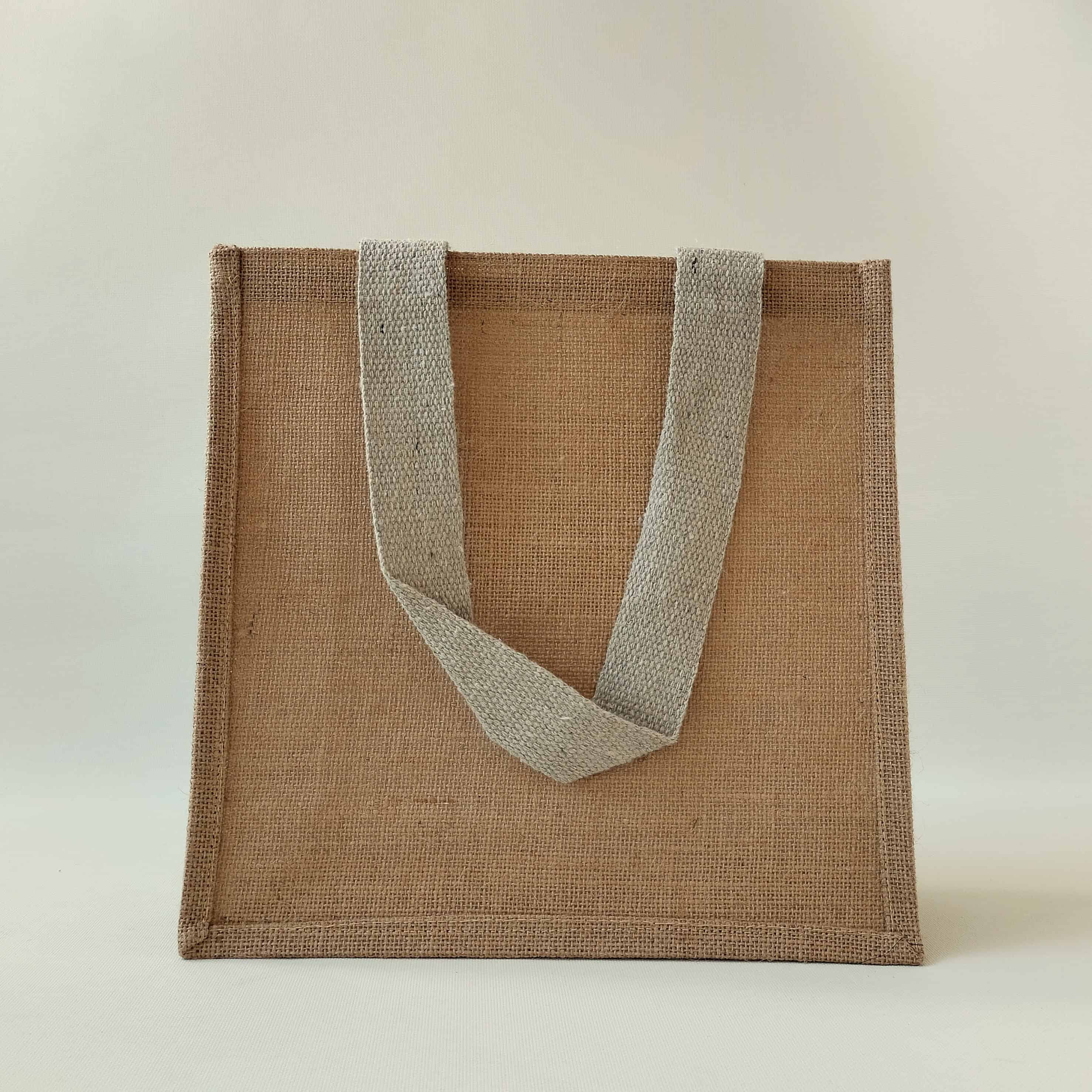 Bolsas de yute 30x30 asa ancha de algodón Tulum Solimas 1