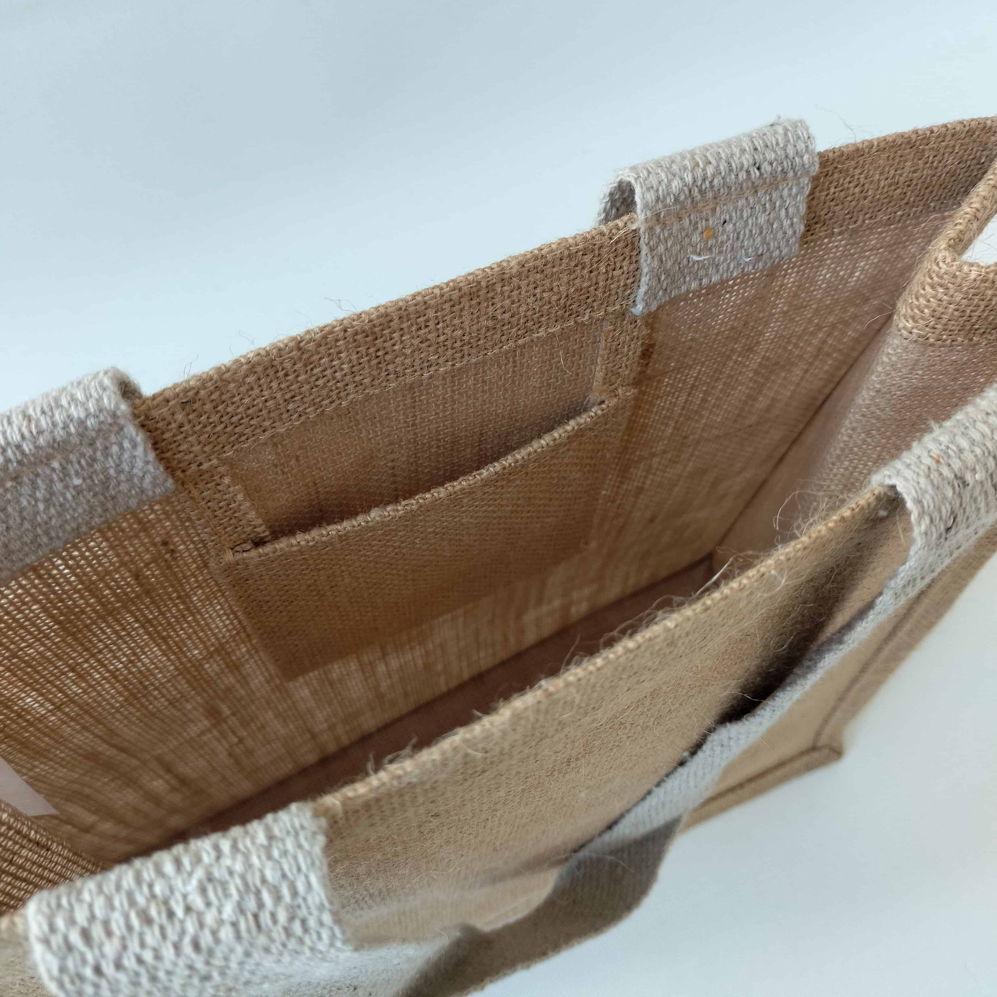 Bolsas de yute 30x30 asa ancha de algodón Tulum Solimas 2