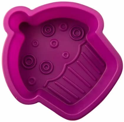 Moldes de silicon para cupcake color morado