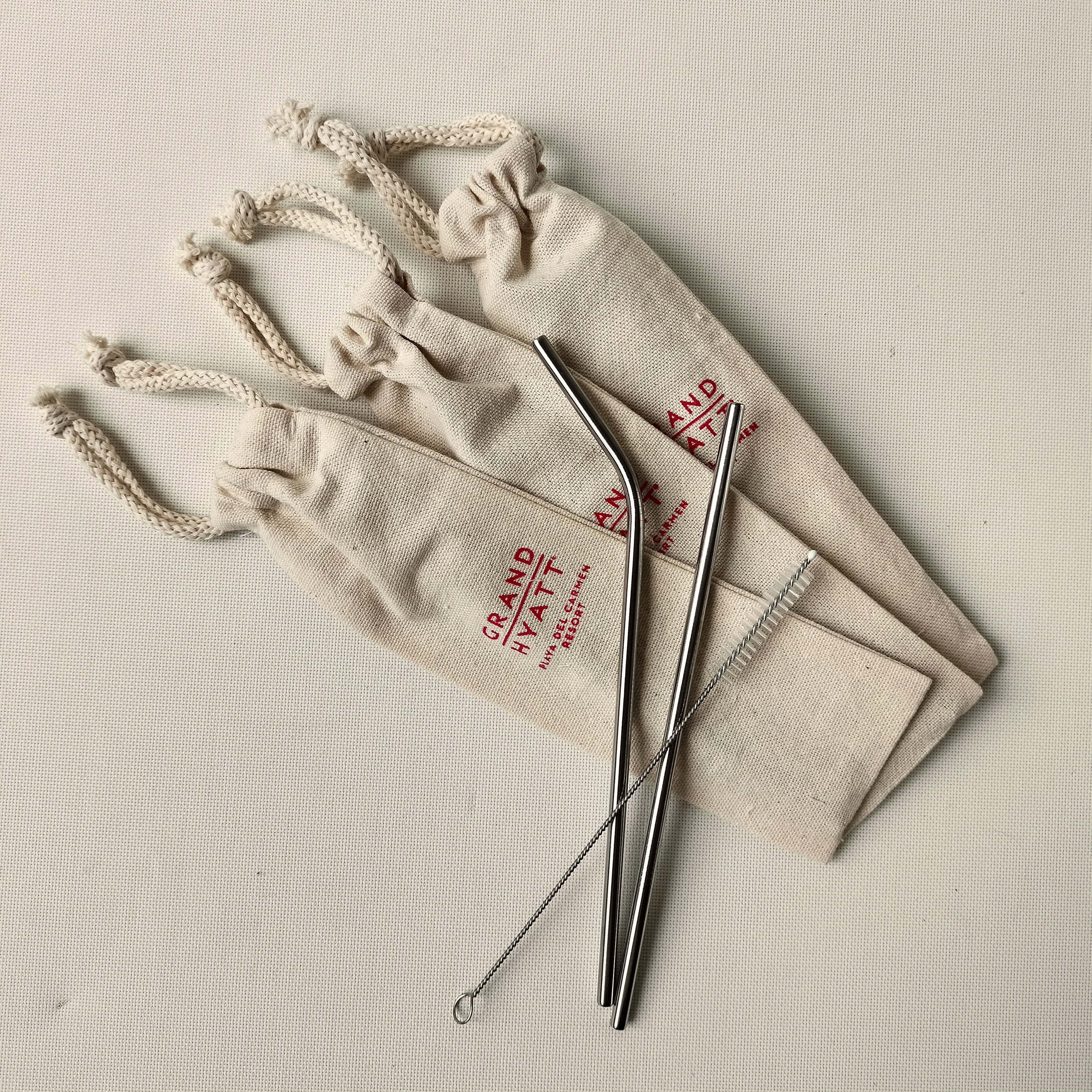 Popote de acero reutilizable KIT PROMOCIONAL Solimas 2