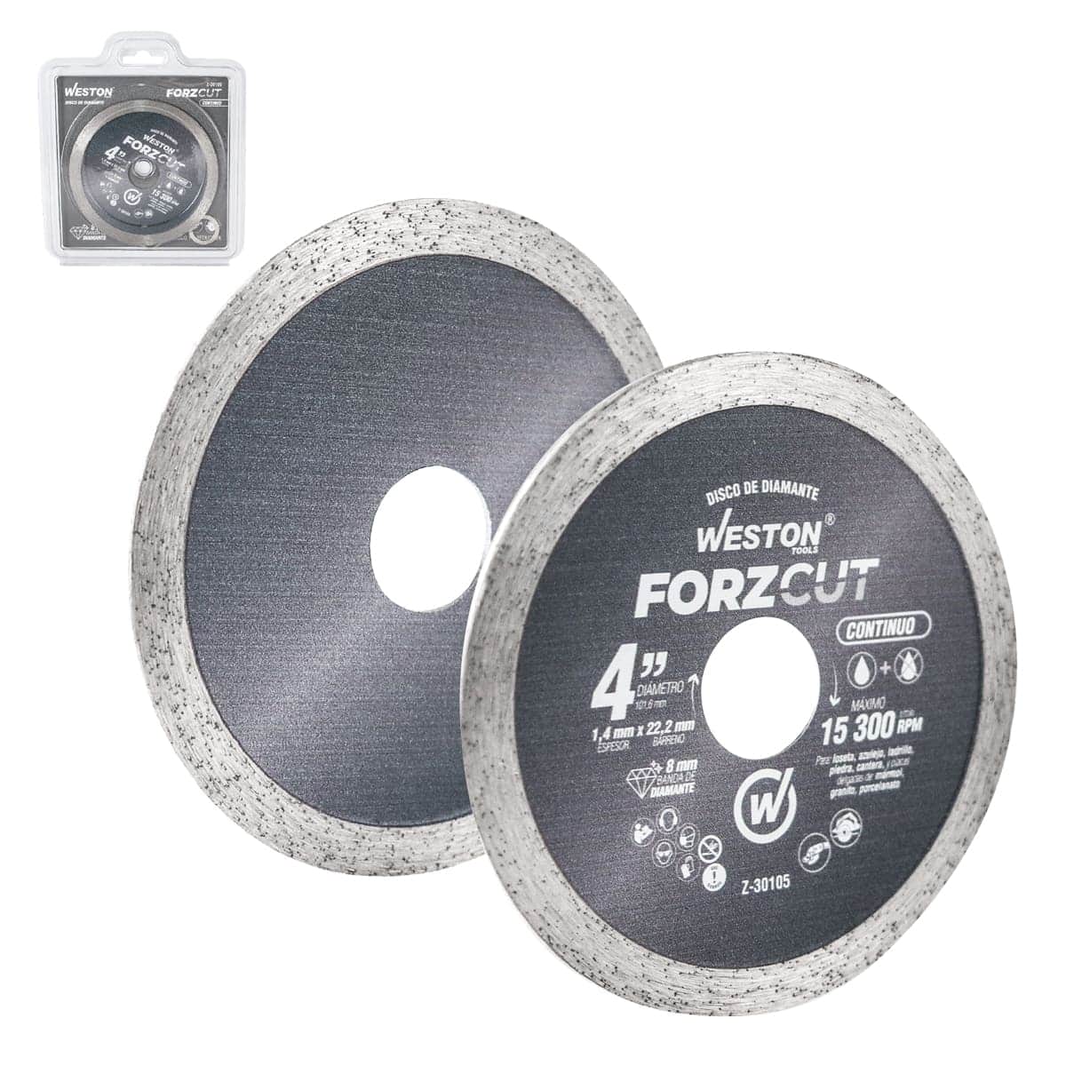 Discos de diamante continuo Weston Herramientas de Corte y Manuales