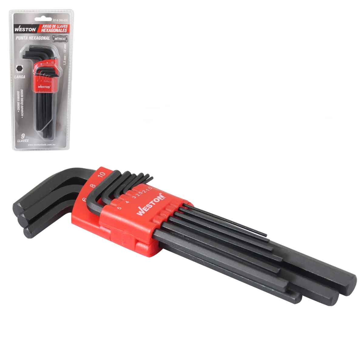 Llaves hexagonales fraccionales Weston Herramientas de Corte y Manuales 1