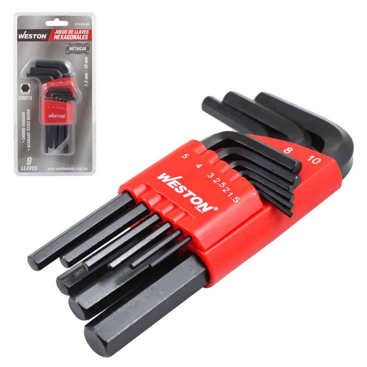 Juegos de llaves hexagonales Weston Herramientas de Corte y Manuales 1