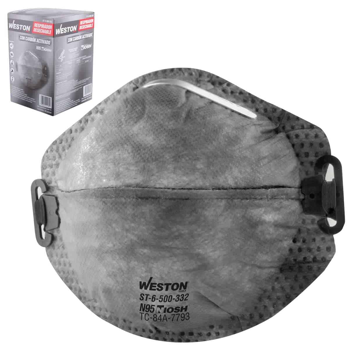 Respirador con carbón activado Weston Herramientas de Corte y Manuales 1