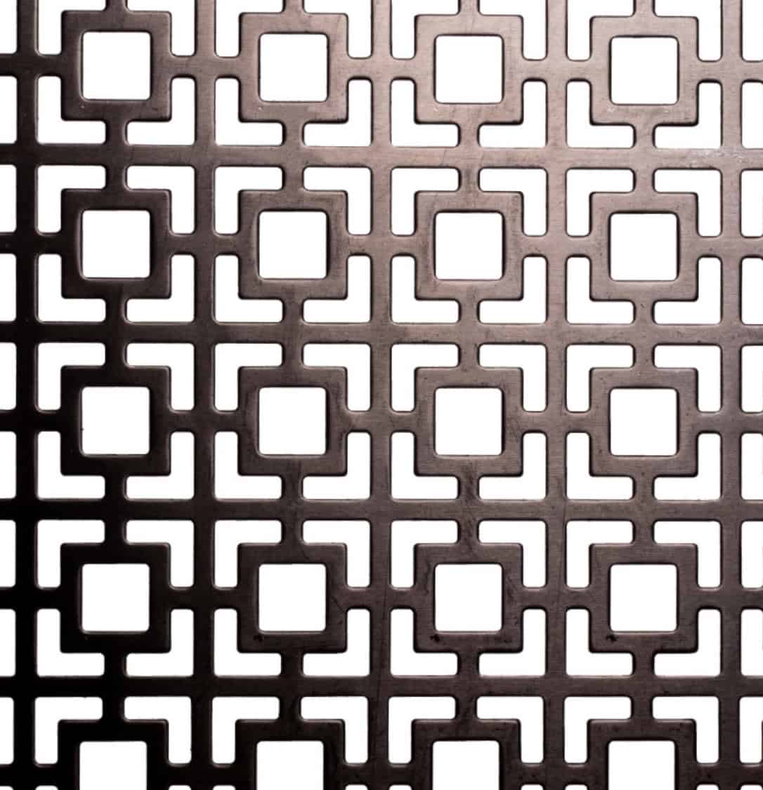 Láminas perforadas de perforación decorativa - Acero Tec