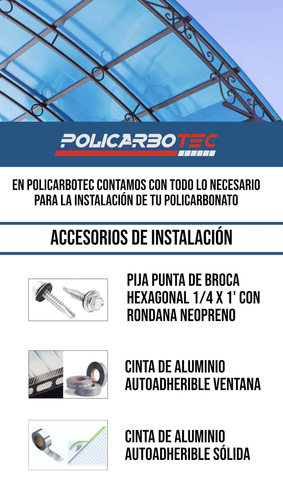 Policarbonato celular en hojas - Policarbotec