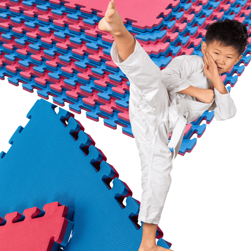 Tatami Rojo y Azul Unimat de México - 4