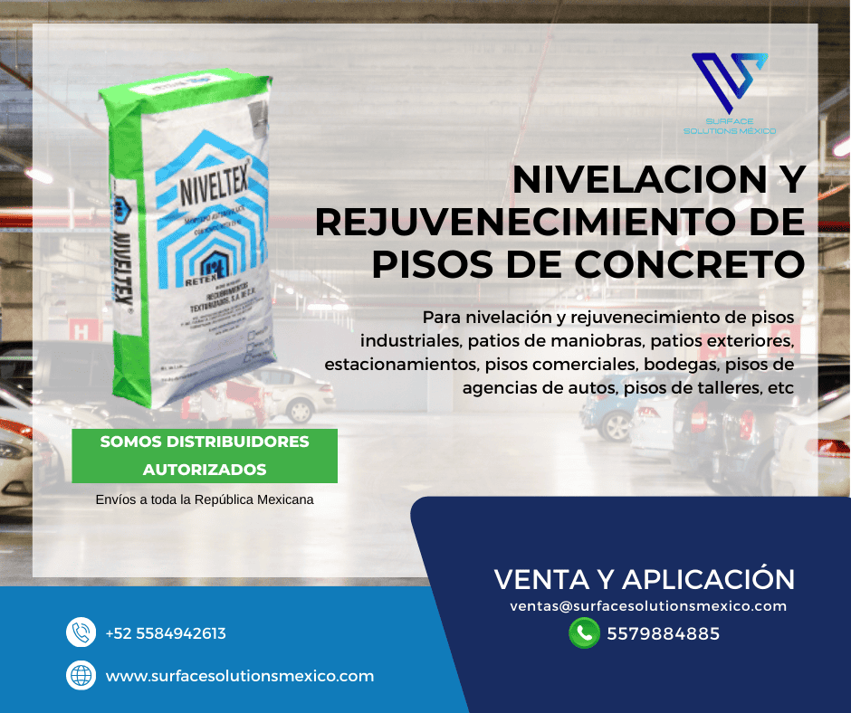 Mantenimiento de Pisos de Concreto Nivelación Surface Solutions Mexico