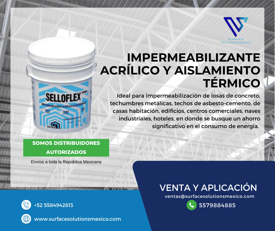 Impermeabilizante con aislante térmico 5 años