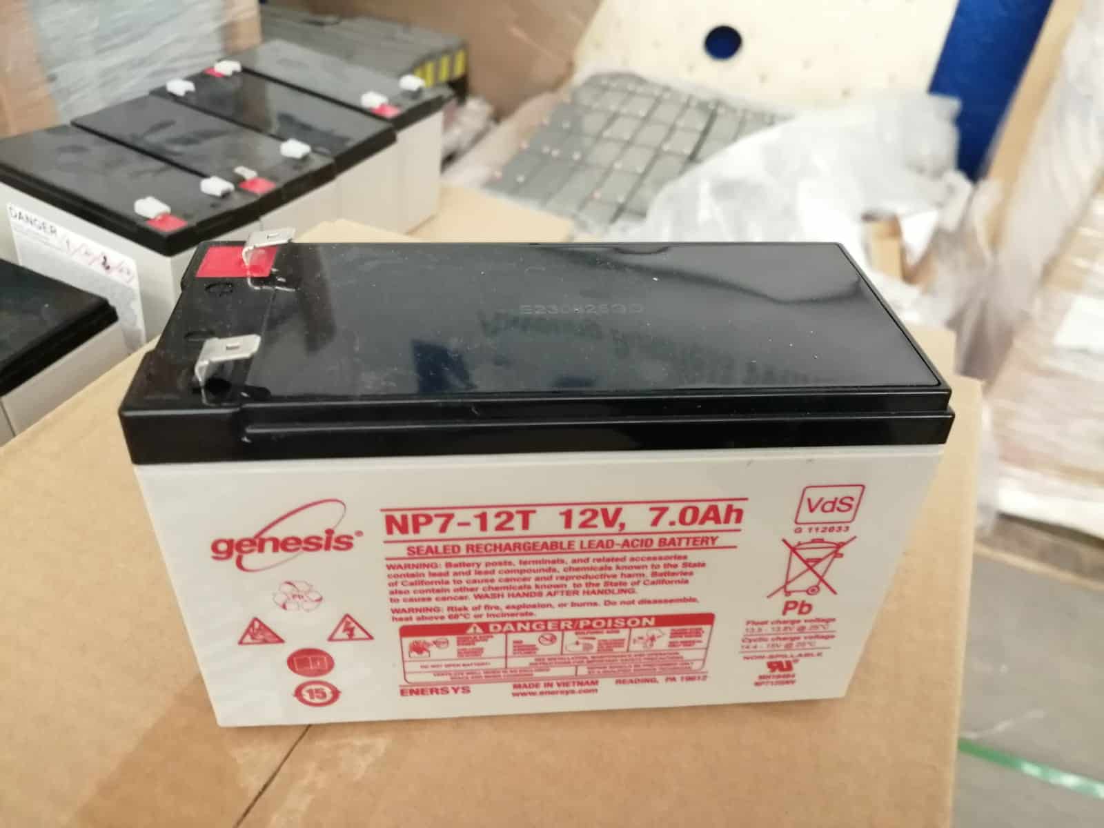 Bateria Genesis NP7-12T Consorcio de Construccion y Comunicacion