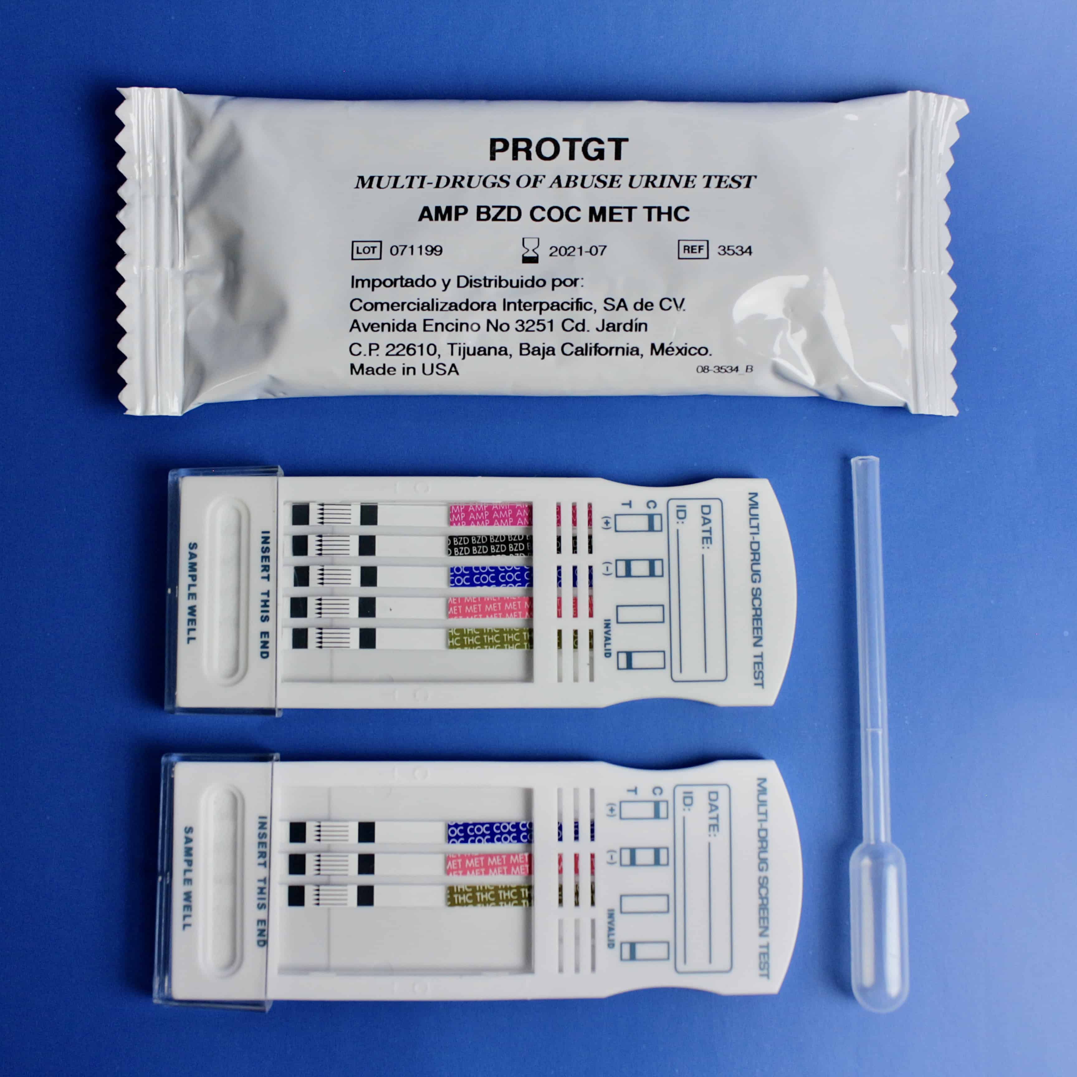 Pruebas de abuso de drogas PROTGT