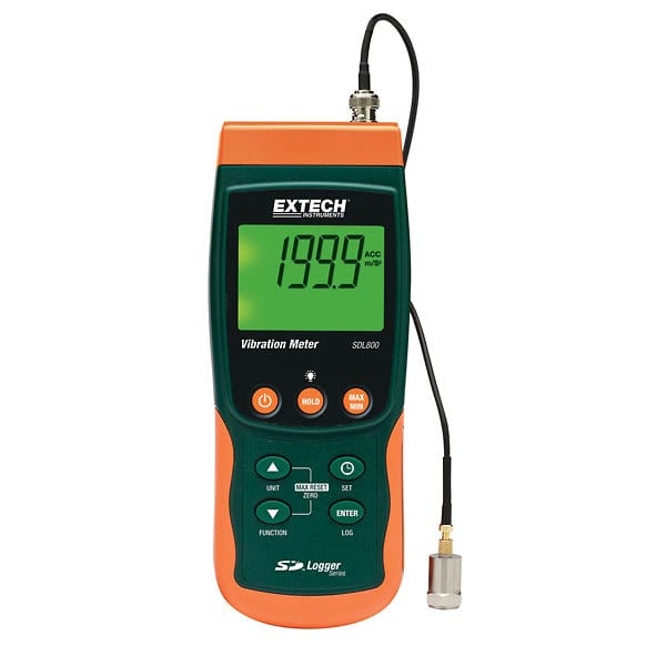 Analizadores de vibración - Extech SDL800 Mantenimiento de Precision