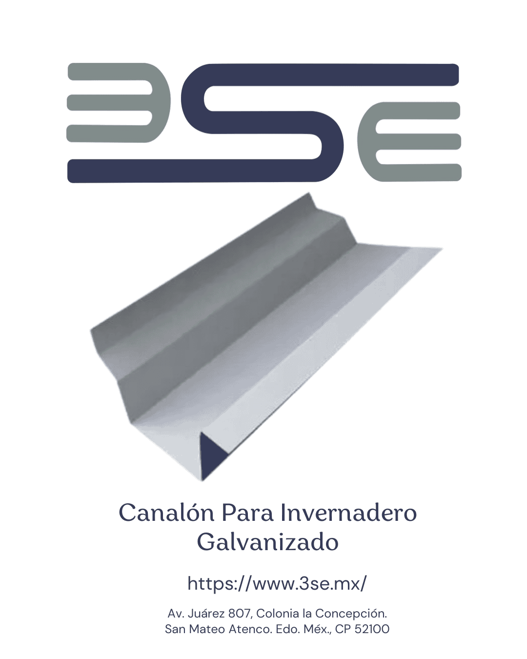 Canalones metálicos galvanizados, pluviales y para invernadero 